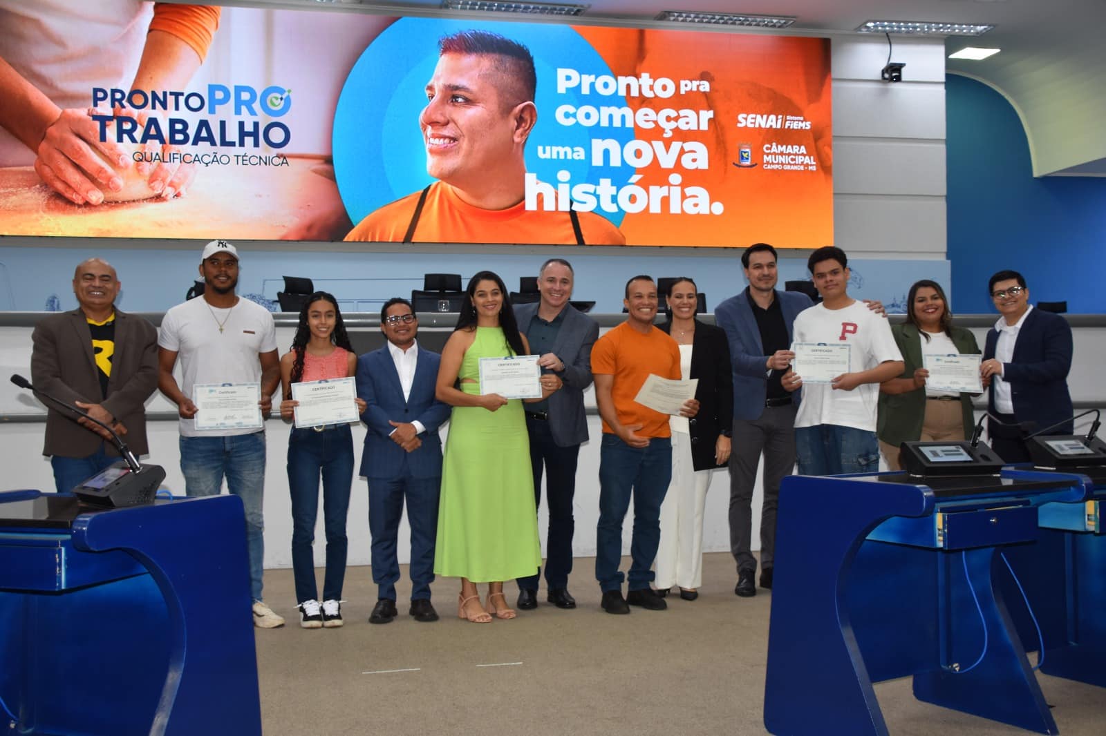 Senai: Programa Pronto pro Trabalho já qualificou 1,7 mil pessoas em Campo Grande