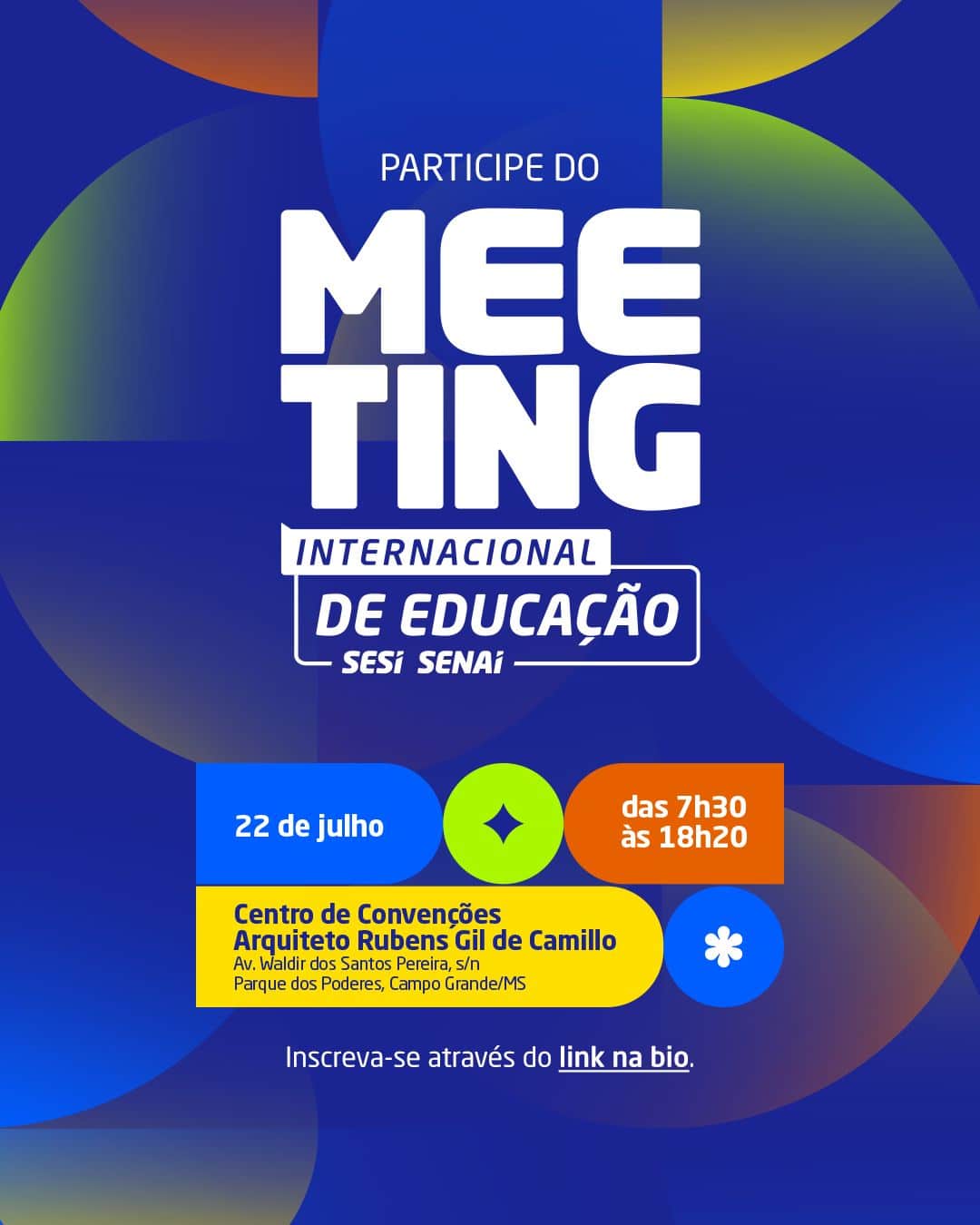 Meeting Internacional discute transformações da educação em Campo Grande; inscrições abertas
